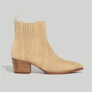 Madewell Suede Western Chelsea Boot